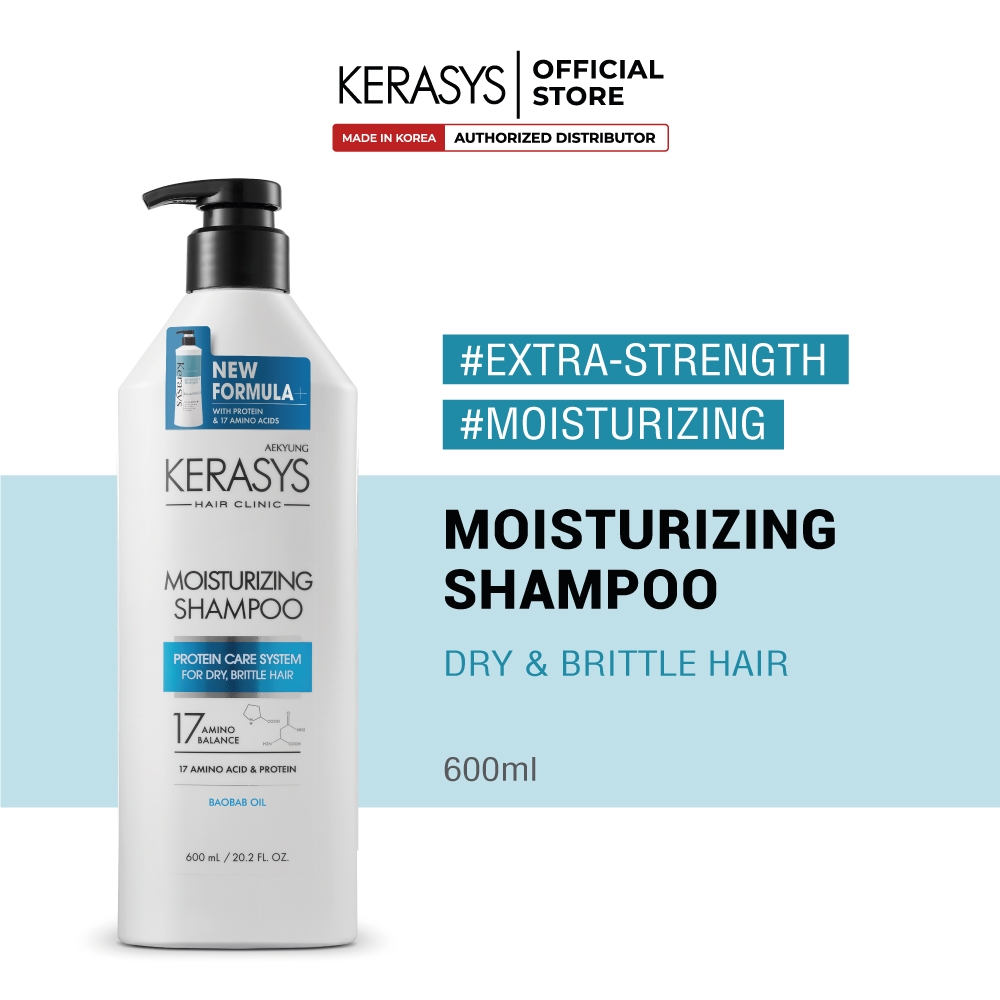 Kerasys Extra-Strength Moisturizing Shampoo 600mL (New Version ...