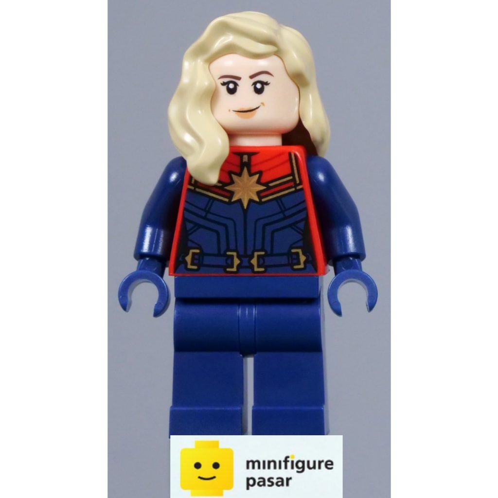 Lego captain marvel minifigure hot sale