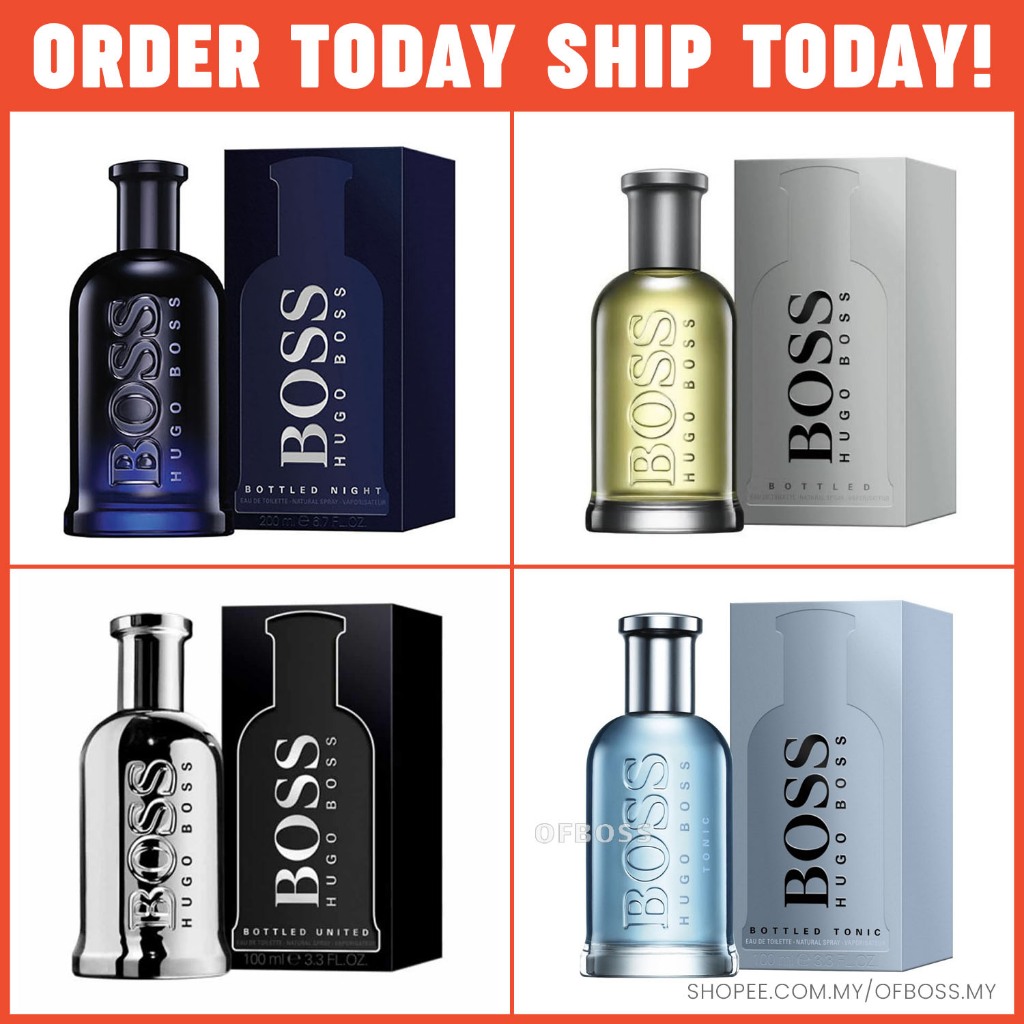Mens Fragrance Hugo Boss Man Of Today Edition 100ml Boss Bottled