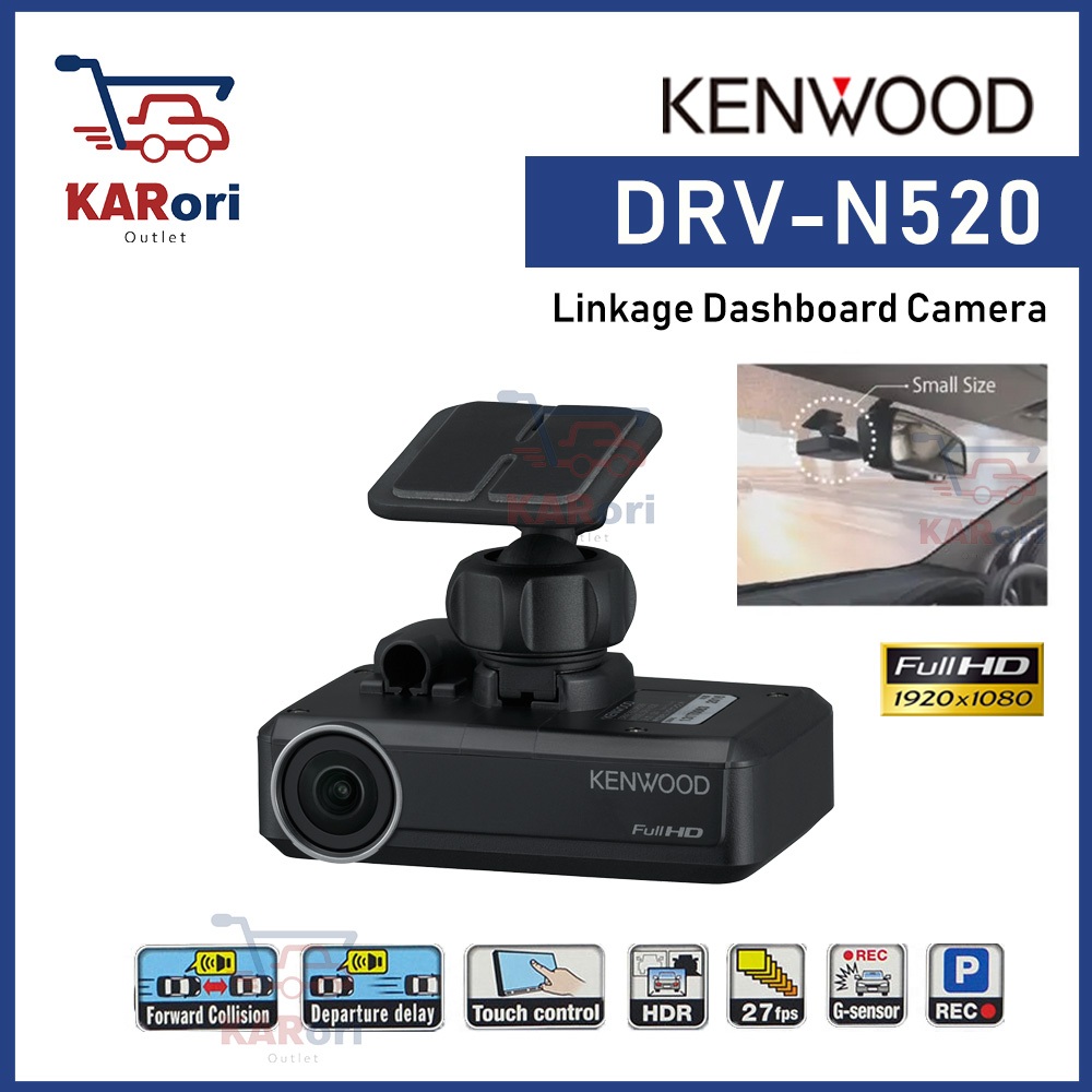 KENWOOD DRVN520 DASH CAM Multimedia compatible Dashboard Camera
