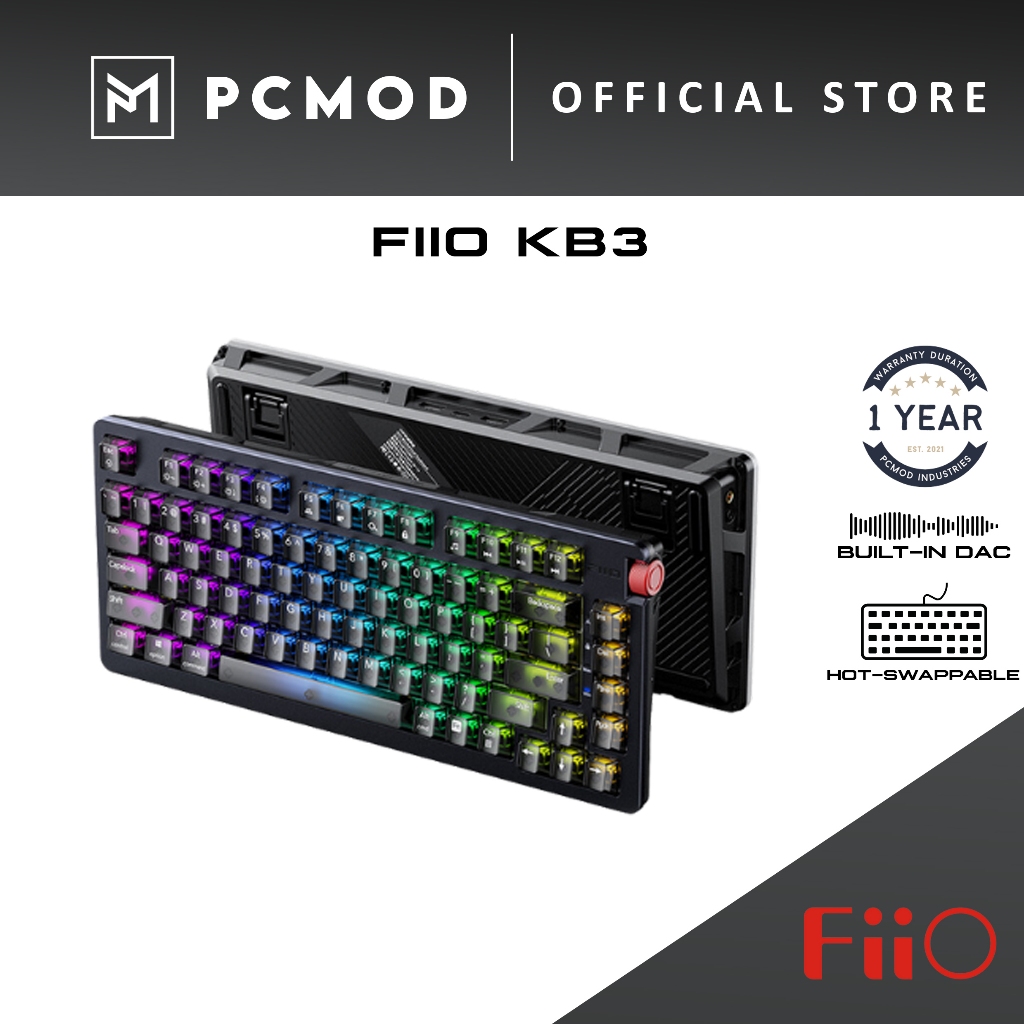 FiiO KB3 HiFi Audio Mechanical Keyboard | Fully Assembled Keyboard with ...