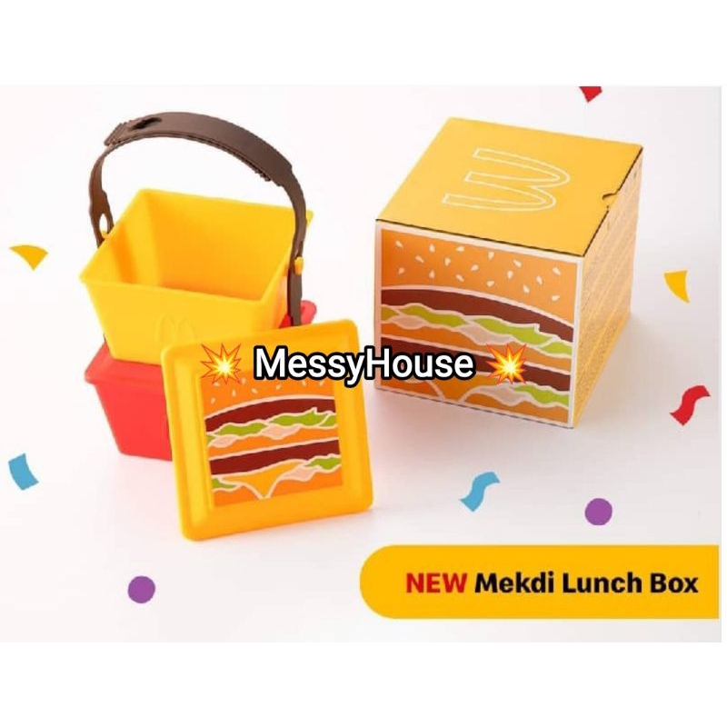 Limited Edition McDonald's Mcd Mekdi McDonald Lunch Box | Shopee Singapore