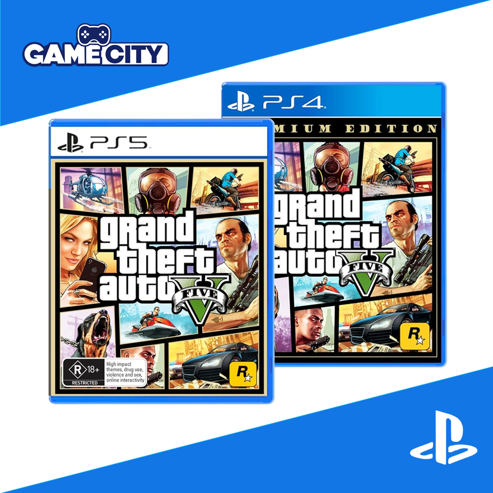 Ps4 Ps5 Gta 5 Grand Theft Auto V Premium Edition Chi Eng Version 中文版