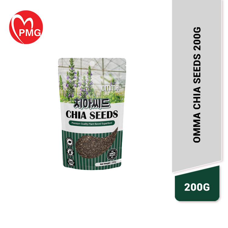 [OMMA] Chia Seeds 200g Promote Digestive Health, Heart Health, Lower