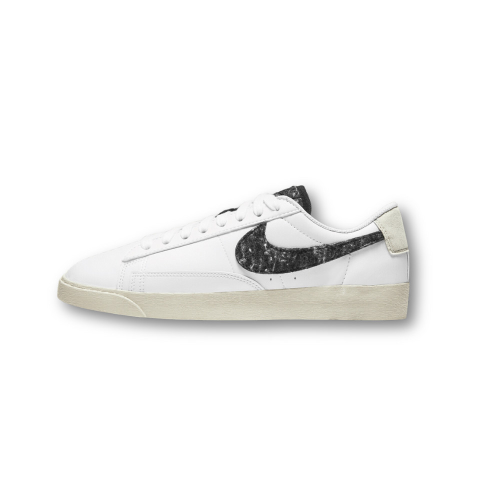 Nike Blazer Low SE Recycled Wool Pack White Black Shopee Singapore