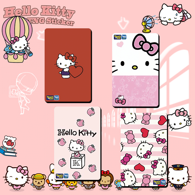 HELLO KITTY (1) TNG Sticker - Tng Touch N Go/Protective Sticker card ...