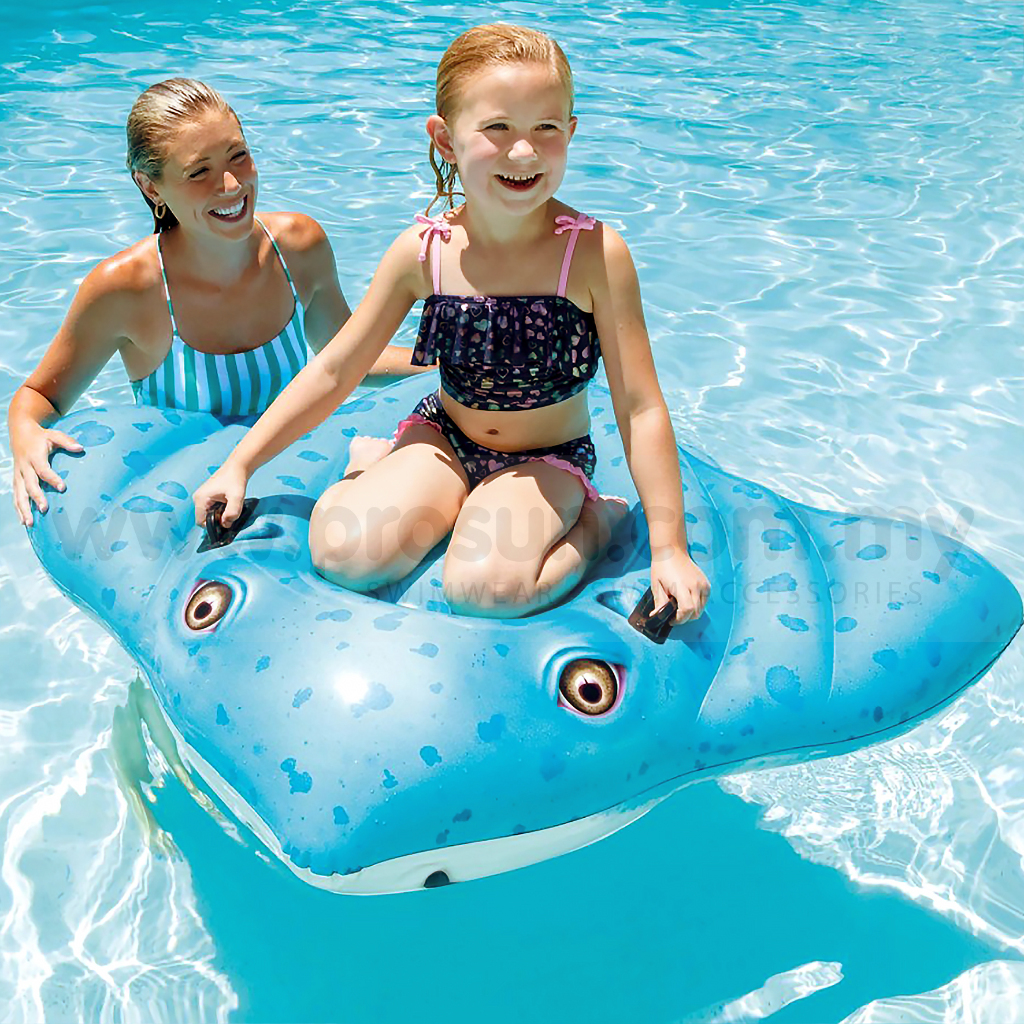 Ombak9 Intex Stingray Ride-On Inflatable Swim Swimming Pool Float ...