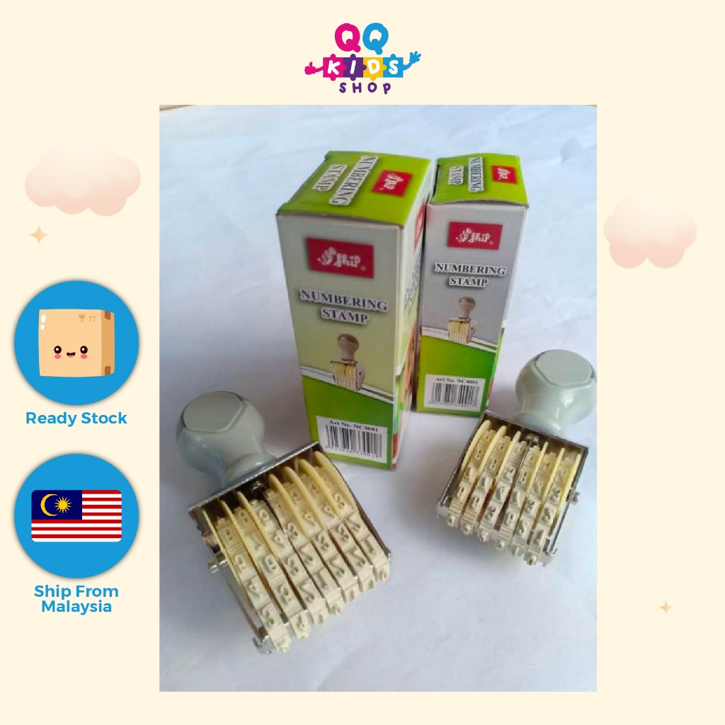 Numbering Stamp / Number Chop 3001/4001 印章 Cop | Shopee Singapore