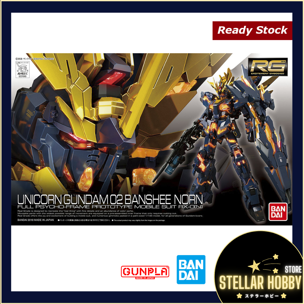 BANDAI RG 1/144 Unicorn Gundam 02 Banshee Norn (Gundam Unicorn ...