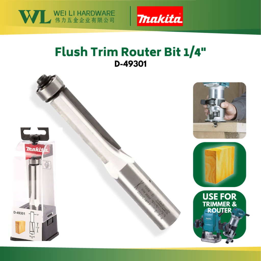 Makita trimmer router bits hotsell