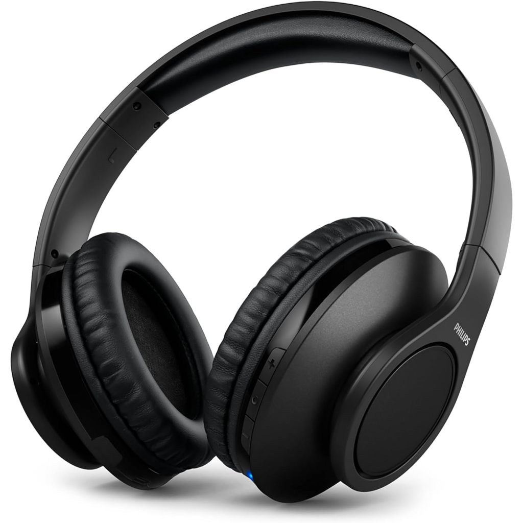 Philips Wireless Headphones Bluetooth Noise Canceling 18h Playtime Premium Design Volume Control Over Ear Headphones Shopee Singapore