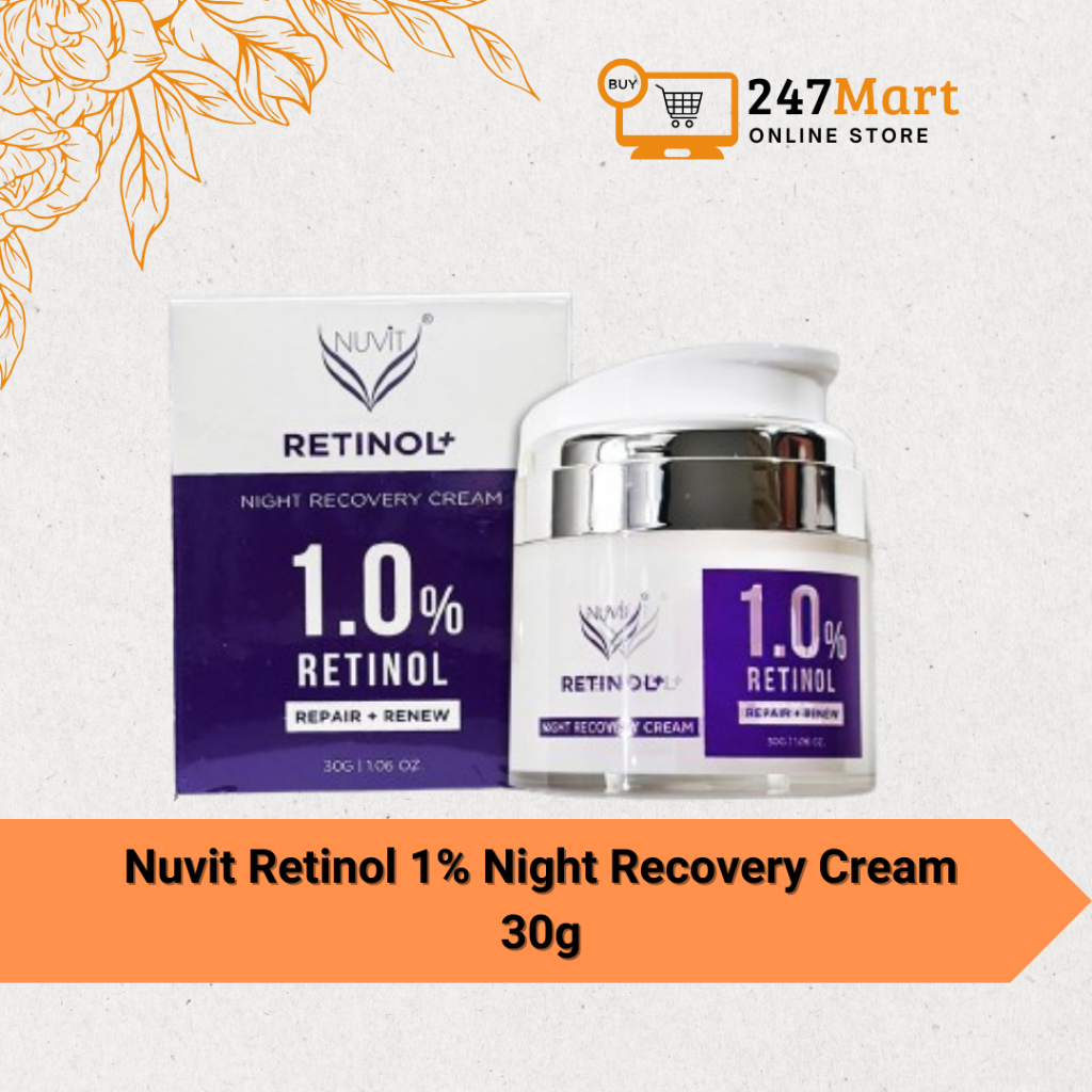 NUVIT Retinol+ 1% Night Recovery Cream 30g | Shopee Singapore