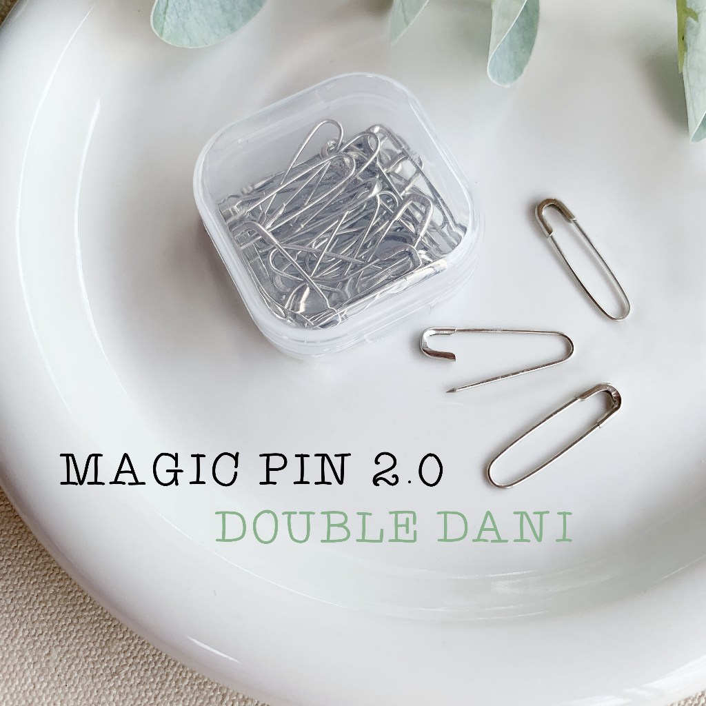 35PCS MAGIC PIN 2.0 PIN TUDUNG MAGIC BROOCH PINS ANTI SANGKUT ...