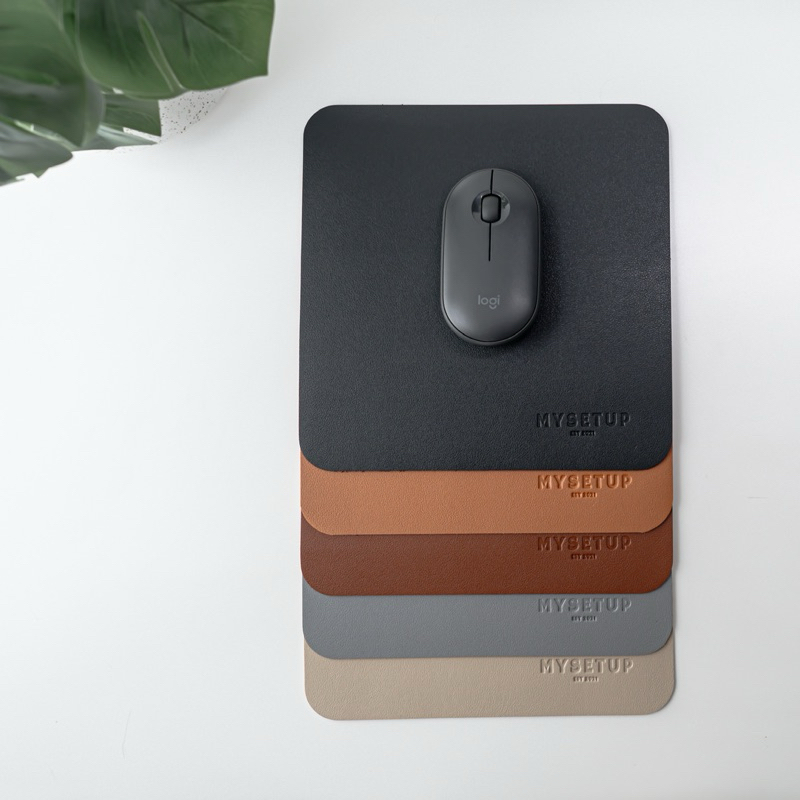 MYSETUP PVC Leather Mouse Pad (Small) | Shopee Singapore