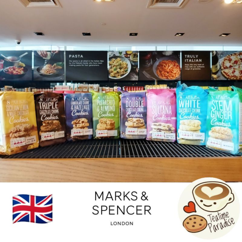 Marks & Spencer (M&S) 8 pieces All Butter Cookies 200g (Assorted