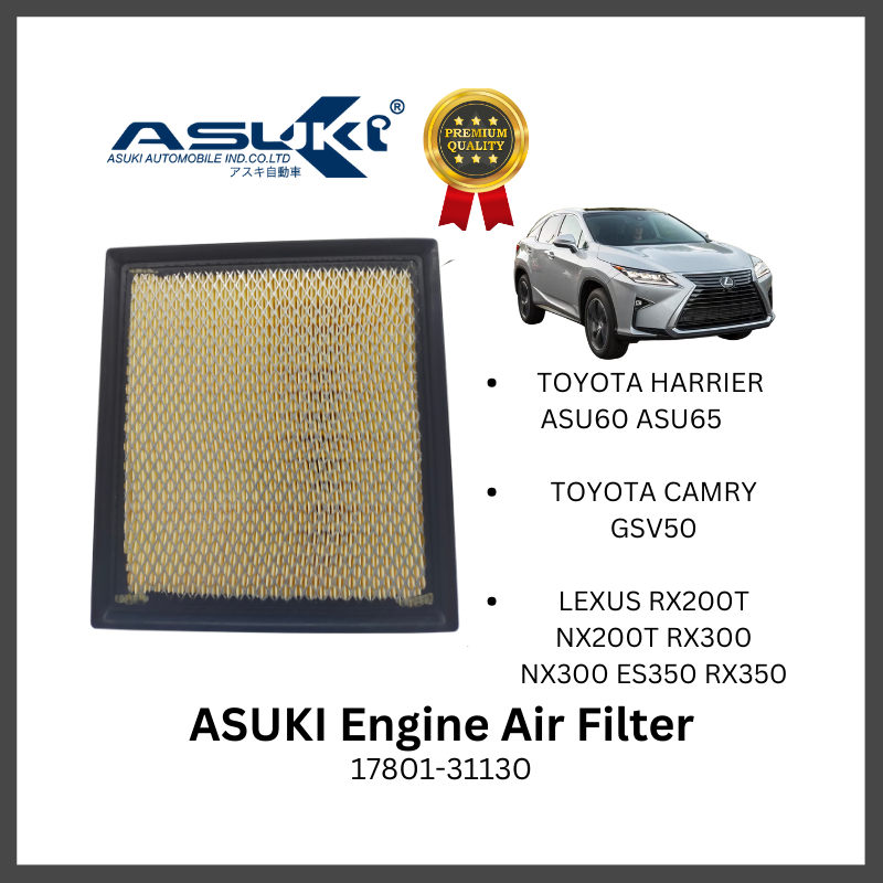 ASUKI Engine Air Filter Toyota Harrier ASU60 ASU65 Lexus RX200T NX200T