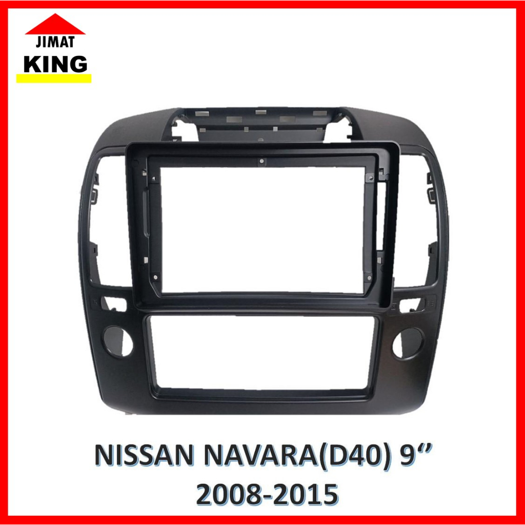 Android Player Casing NISSAN NAVARA(D40) 9'' 2008-2015 BLACK (WIth PNP ...