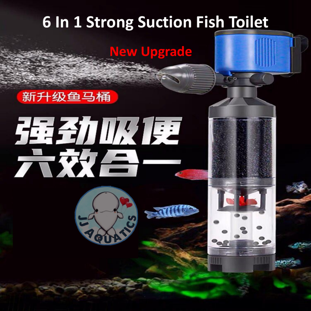 NEW 6 in 1 Fish Toilet Multifunction Multi-tier Chamber Forced Suction ...