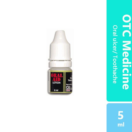 Oral Aid Lotion 5ml Mouth Ulcer Swollen Gumtoothache Shopee Singapore 0781