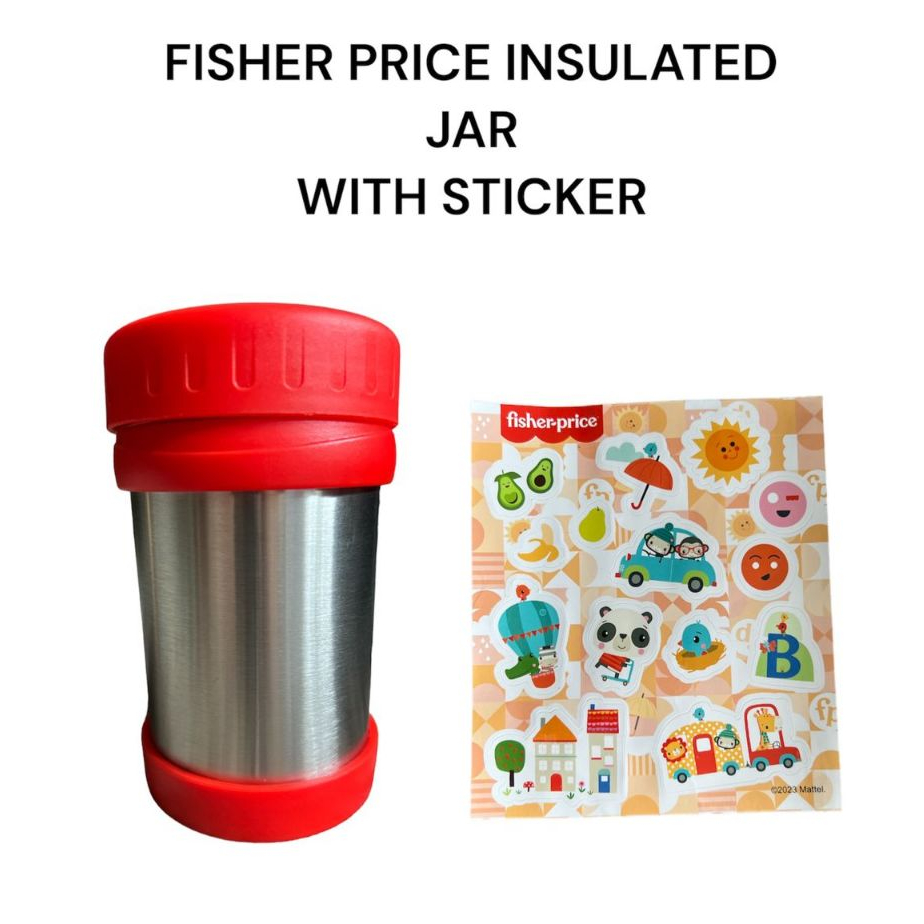 Fisher-Price Insulated Jar with Sticker | Shopee Singapore