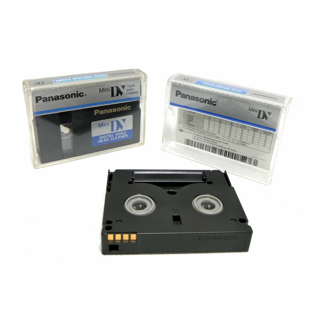 Lot Cassettes Panasonic AV-HDVM63MQ (x3) + Cassette De Nettoyage Sony Mini-DV - Occasion Japon