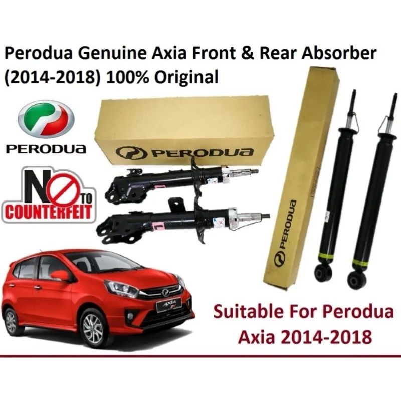 PERODUA AXIA BEZZA FRONT & REAR ABSORBER | Shopee Singapore