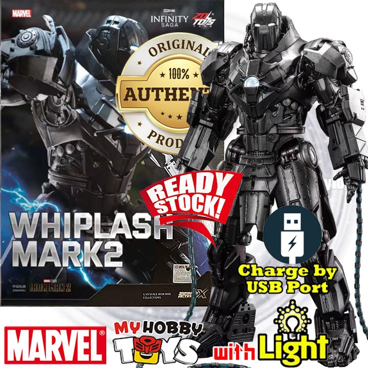 Figurine Hot Toys MMS237D06 - Marvel Comics - Iron Man 2 - Whiplash Mark 2 - Figurine de