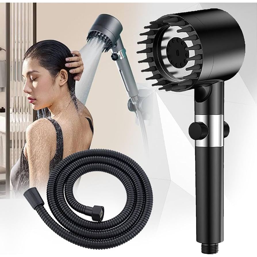 4 In 1 Massagable High Pressure Shower Head With Filter High Pressure 4 ...