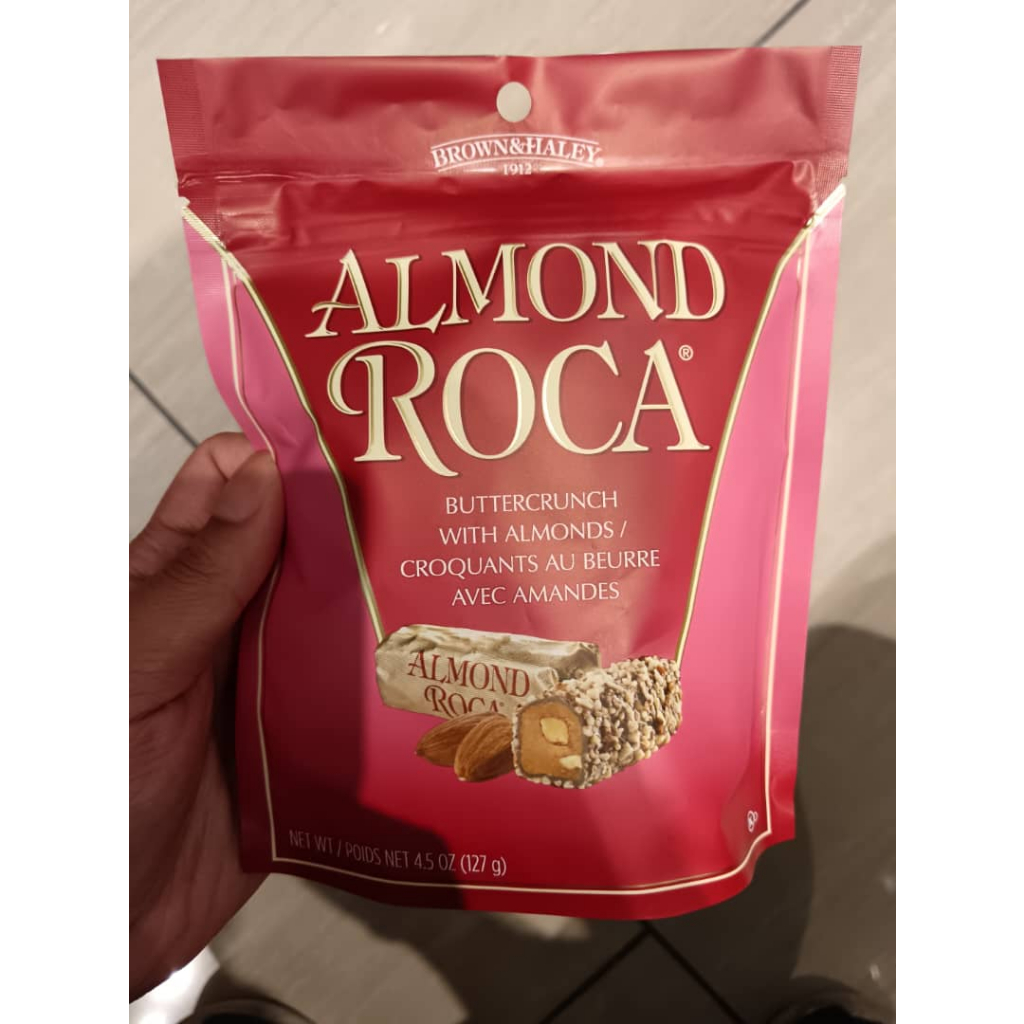 BROWN & HALEY CARAMEL/DARK/ALMOND BUTTERCRUNCH ROCA 127G**WITH ...