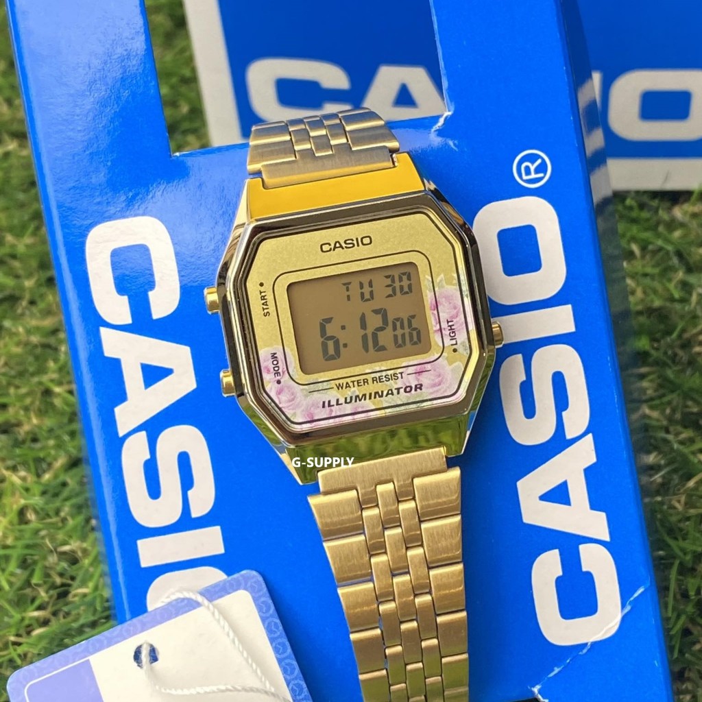 VINTAGE STYLE Casio LA680WGA 4CDF LA680WGA 4 LA680 Women Casual Digital