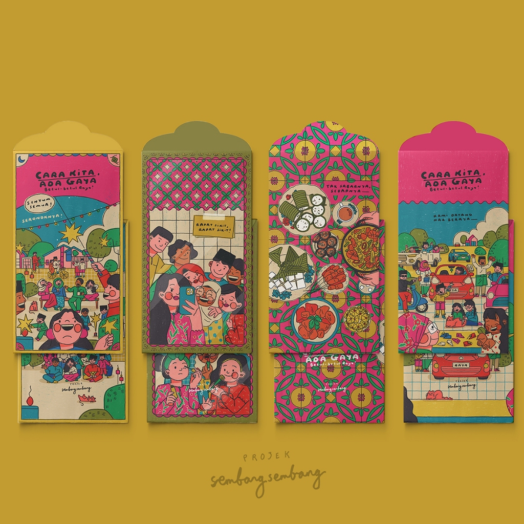 Raya package - (10 pcs / pack) our way, there is a style - Raya cover ...
