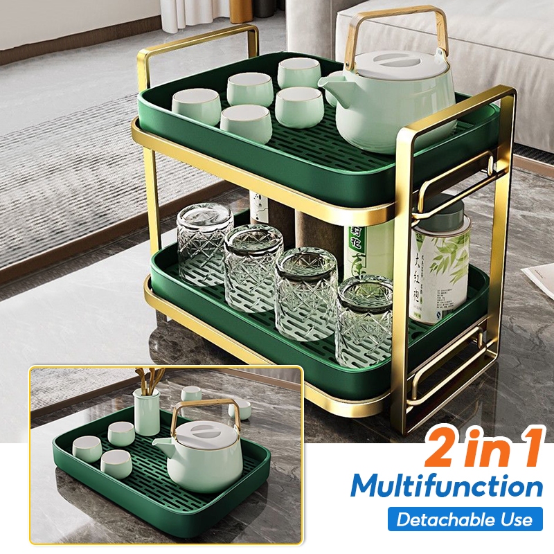 PACKONE Cup Rack Mug Cup Holder Tea Tray Storage Cup Rack Place Coffee ...