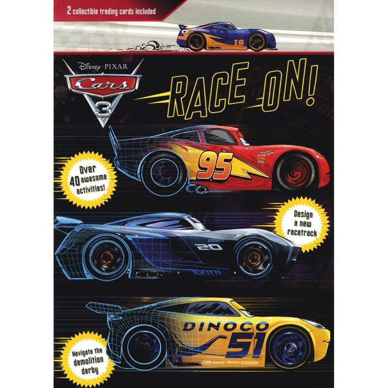 Disney Pixar Cars 3 Race On!: 2 Collectible Trading Cards Included ...