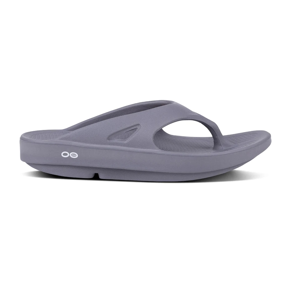 Oofos Ooriginal Recovery Sandal All Gender Slate Shopee