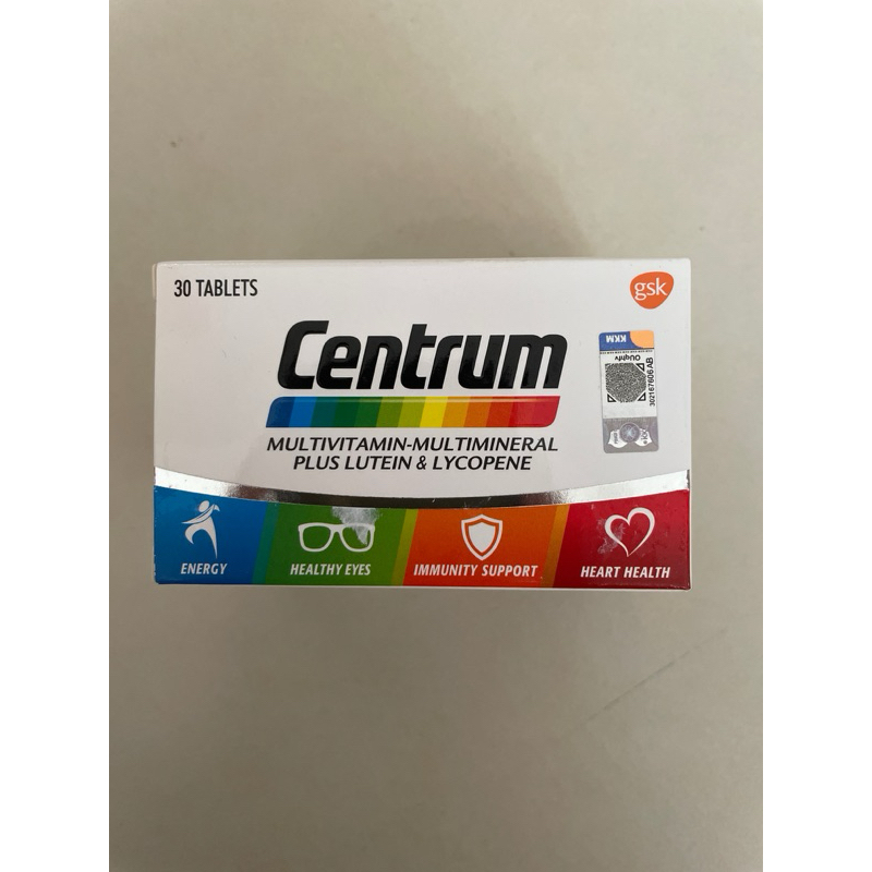 centrum Multivitamin Multimineral Plus Lutein & Lycopene 30 tablets Shopee Singapore