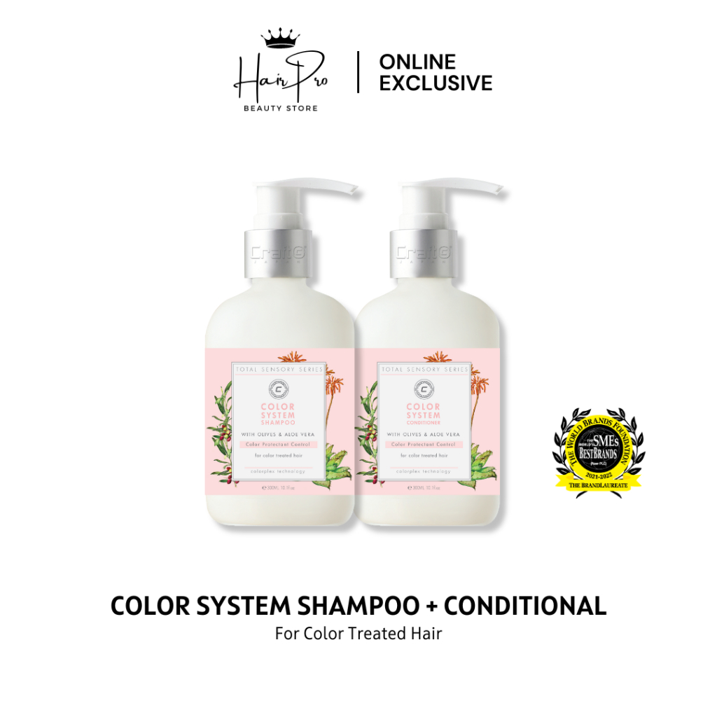 CRAFT TOTAL SENSORY COLOR SYSTEM SHAMPOO + CONDITIONAL (Color ...
