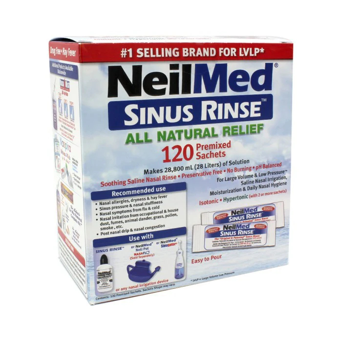 NEILMED SINUS RINSE PREMIXED SACHETS 120'S | Shopee Singapore