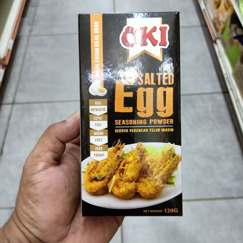 Salted Egg Seasoning Powder Oki 120g Halal | Shopee Singapore