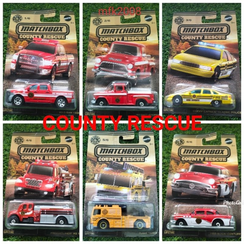 MATCHBOX 2024 COUNTY RESCUE ASST RAM 1500 GMC CHEVY BUICK | Shopee ...