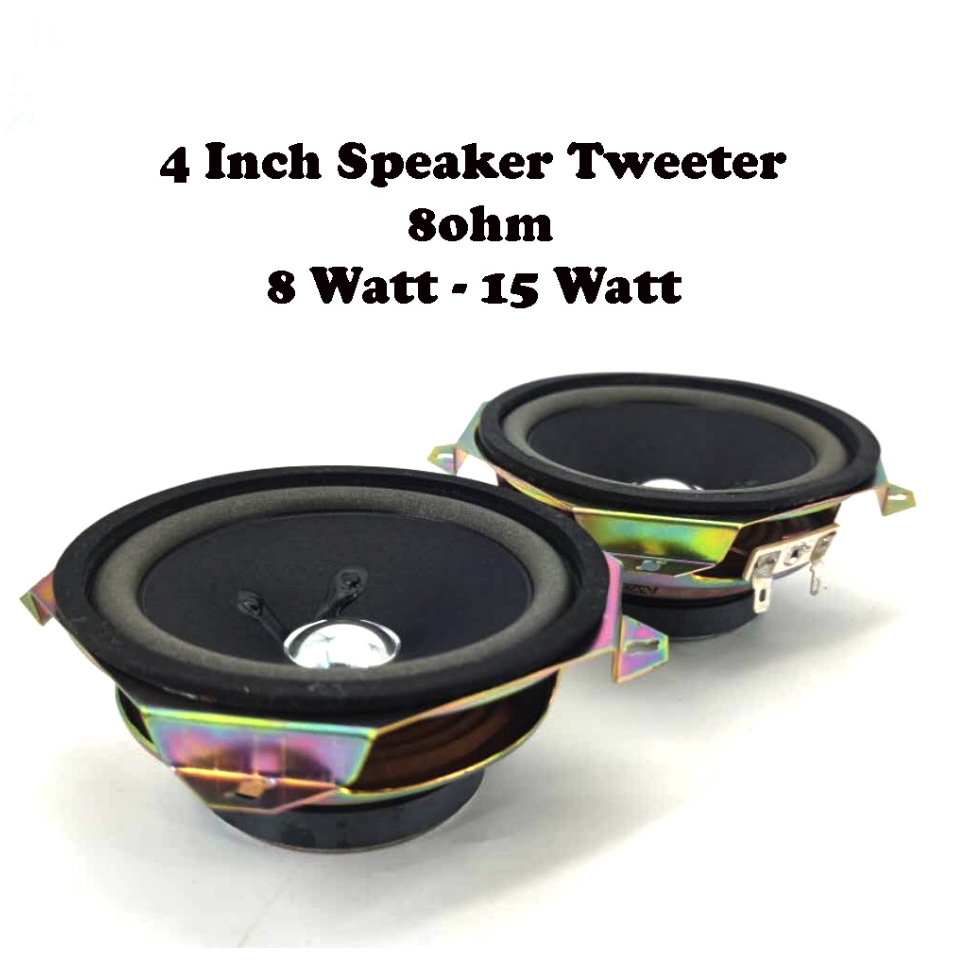 1 PCS *** 4 INCH Speaker Tweeter 8ohm ( 8 WATT - 15 WATT ) | Shopee ...