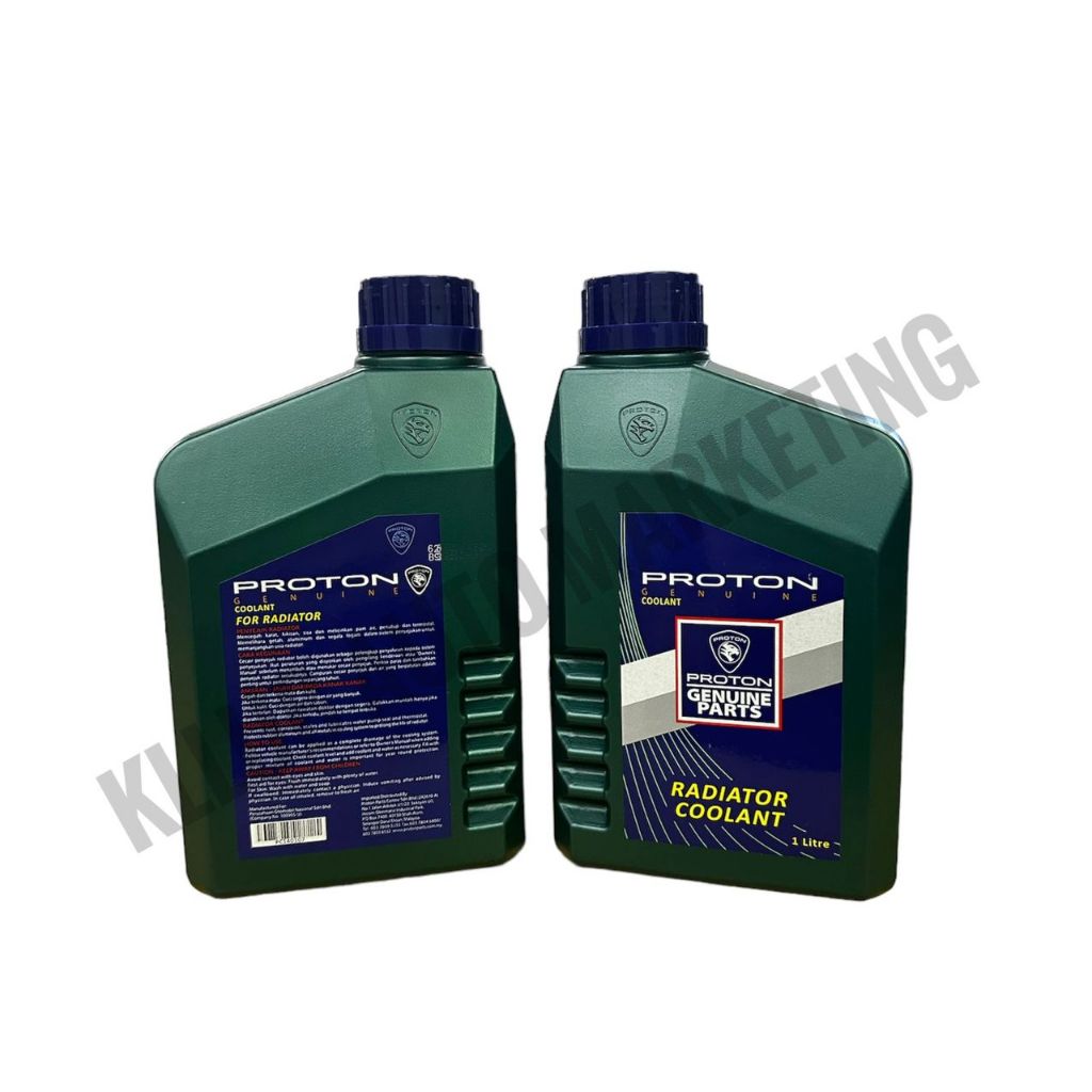 1 BOTTLE PROTON RADIATOR COOLANT 1LITRE GREEN FOR ALL PROTON VEHICLES