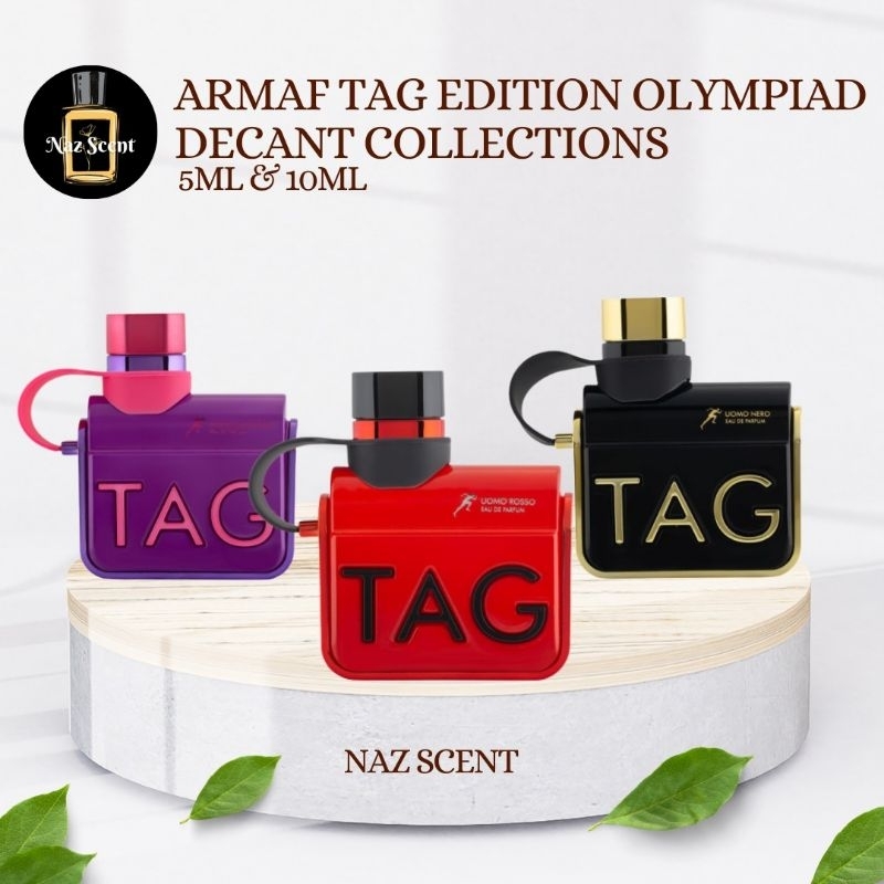 Armaf Tag Edition Olympiad Decant Collections ( Tag Him Red Uomo Rosso ...