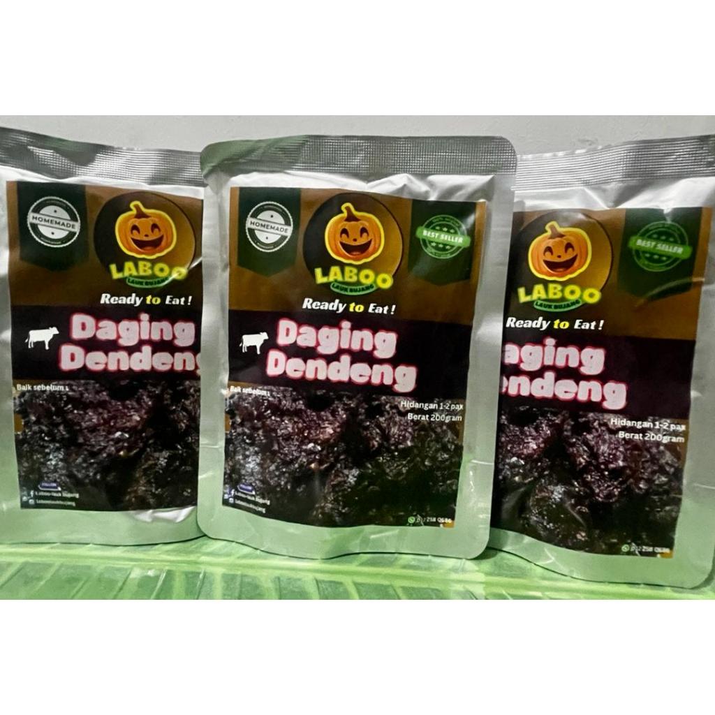 Laboo DING MEAT READY IN HALAL EATING NYETT FIGHTING DENDENGS - 200G ...