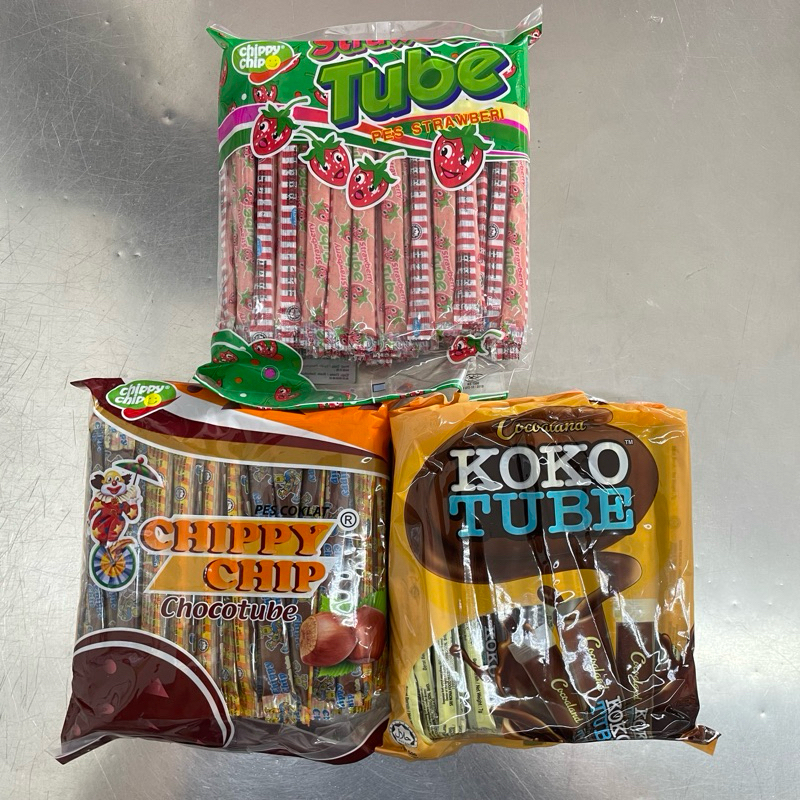 Koko Tube/Chippy Chip Soft Chocolate Tube Kokotube 80pcs | Shopee Singapore