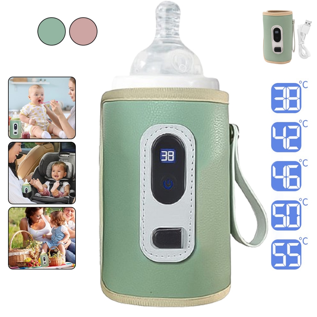 Baby Bottle Thermal Non-Toxic Feeding Bottle Warmer For Two Bottle/  Nursing Bottle Insulation Cover With Free Milk Bottles