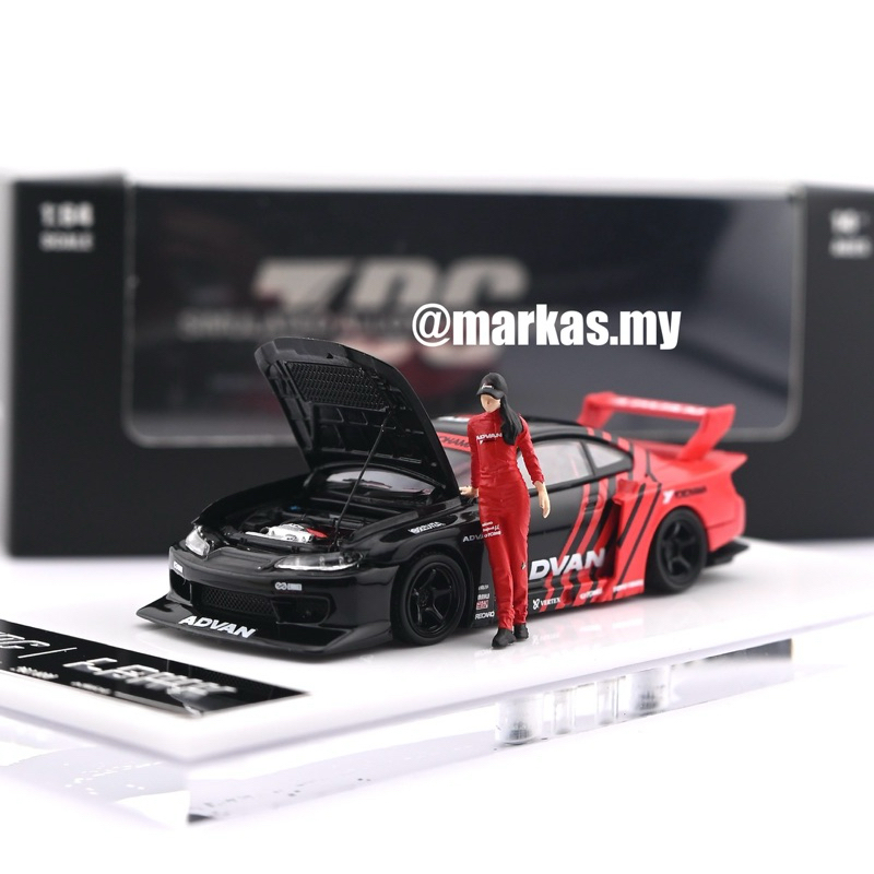 TPC 1/64 LBWK NISSAN SILVIA S15 ADVAN LIVERY WITH FIGURE | Shopee Singapore