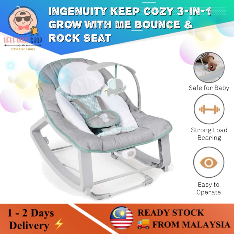 For New Born Ingenuity Keep Cozy 3-in-1 Grow With Me Bounce