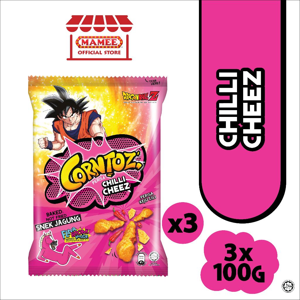 Corntoz x Dragonball Z Chilli Cheez (100g x 3 Packs) | Shopee Singapore