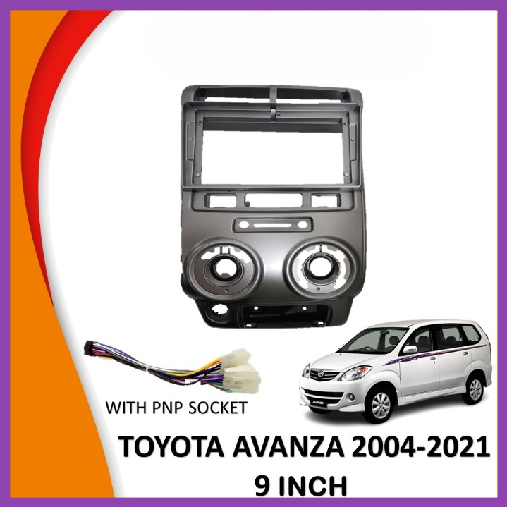 Android Player Casing 9'' Toyota Avanza 2004-2021 Black (WIth PNP ...