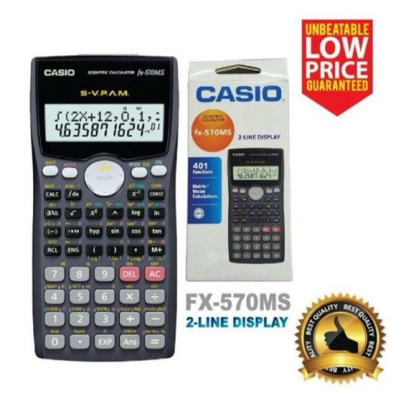 Calculator saintifik 570 best sale